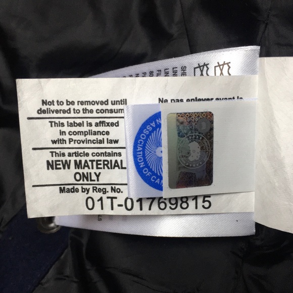 COPY - CANADA GOOSE W1 BLAZER X HENRY POOLE (Navy) - Picture 9 of 11